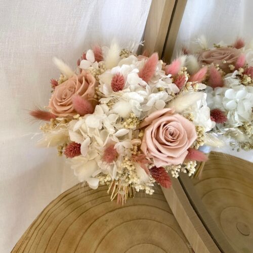 Mariée Valentine Vieux rose