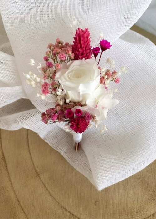 Boutonnière Framboise