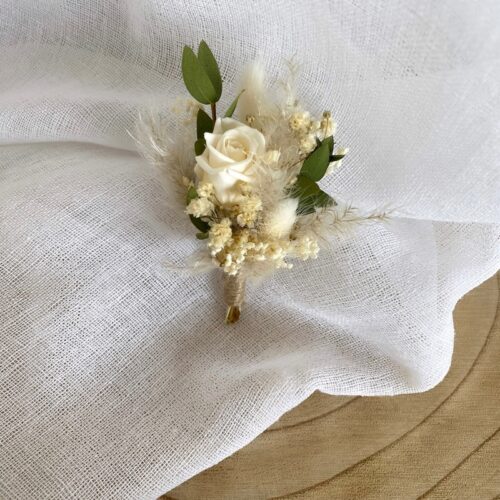 Boutonnière Ivoire