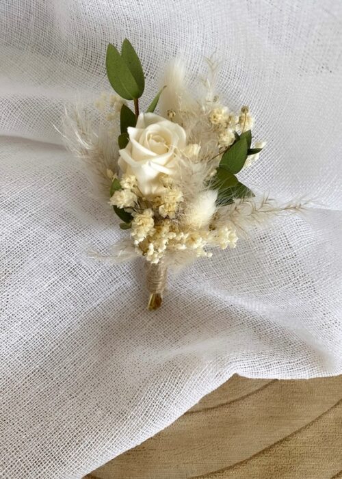 Boutonnière Ivoire