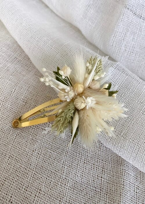 Barrette fleurie