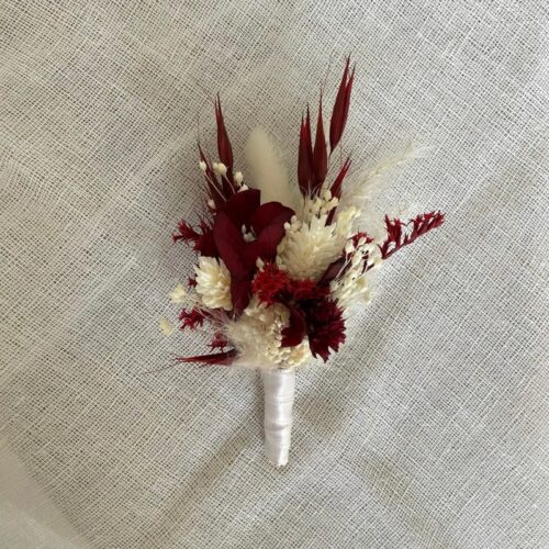 Boutonnière Bordeaux