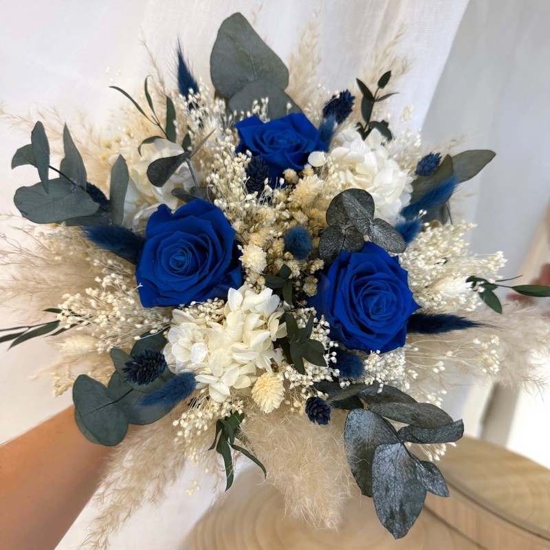 Mariée Bleu roi – Image 2
