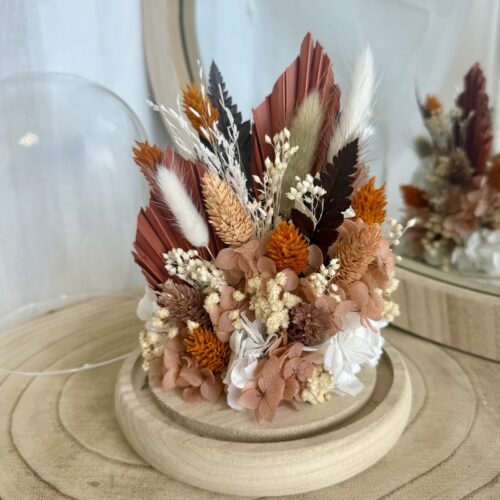 Cloche fleurie Ambre