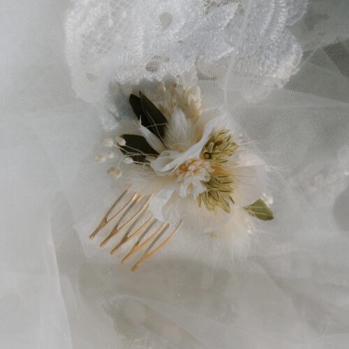 Peigne Blanc/vert