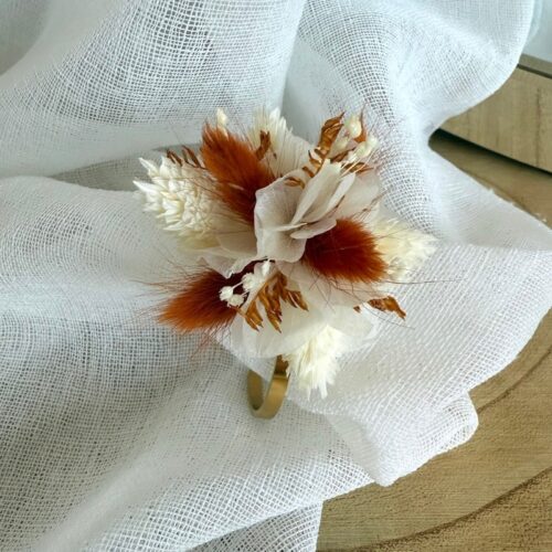 Bracelet sur jonc Terracotta