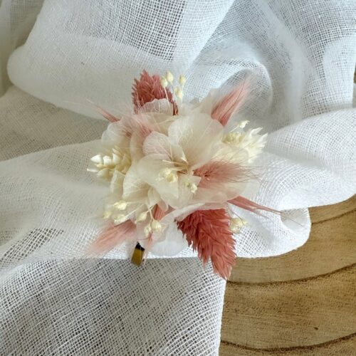 Bracelet sur jonc Vieux rose