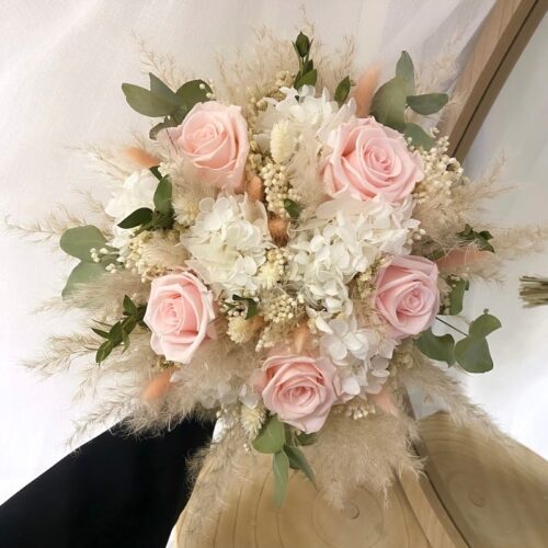 Mariée Marie Rose poudré