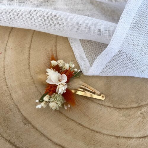 Barrette fleurie Pauline