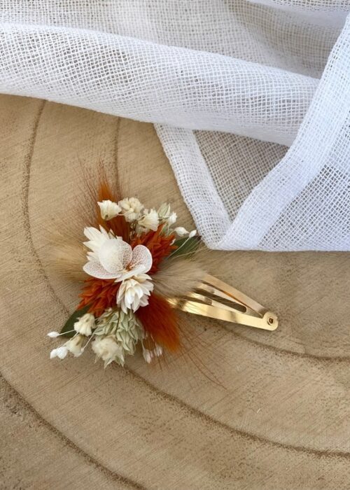 Barrette fleurie Pauline