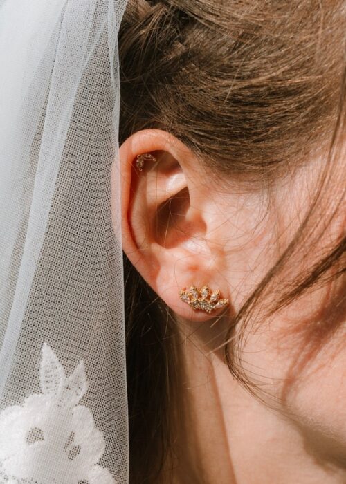 Boucles d'oreilles Couronne